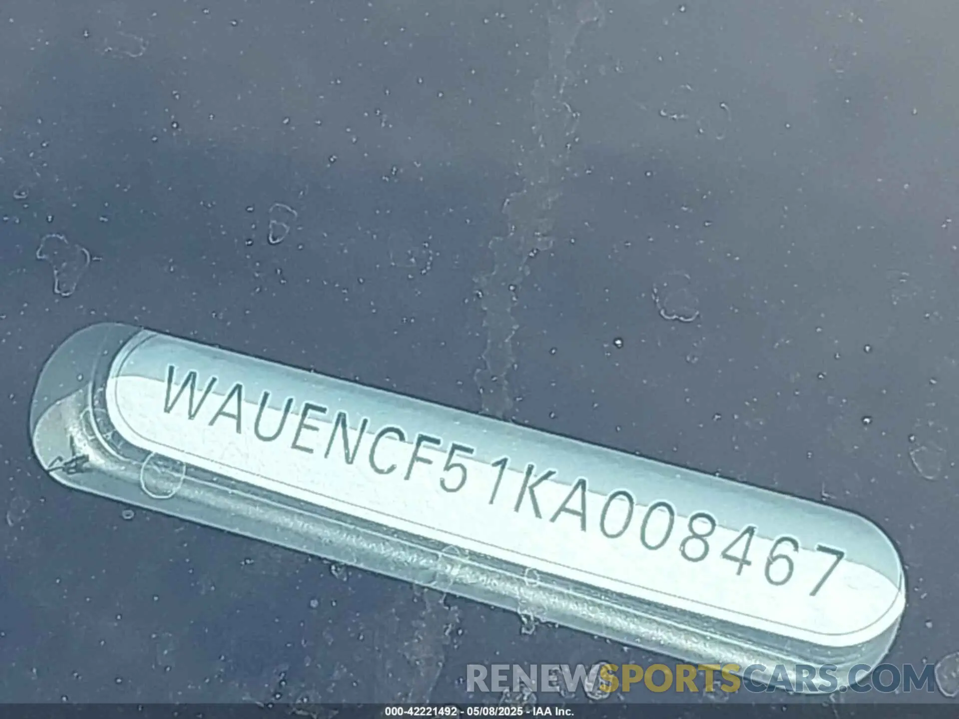 18 fotografías del automóvil dañado WAUENCF51KA008467 AUDI A5 2019