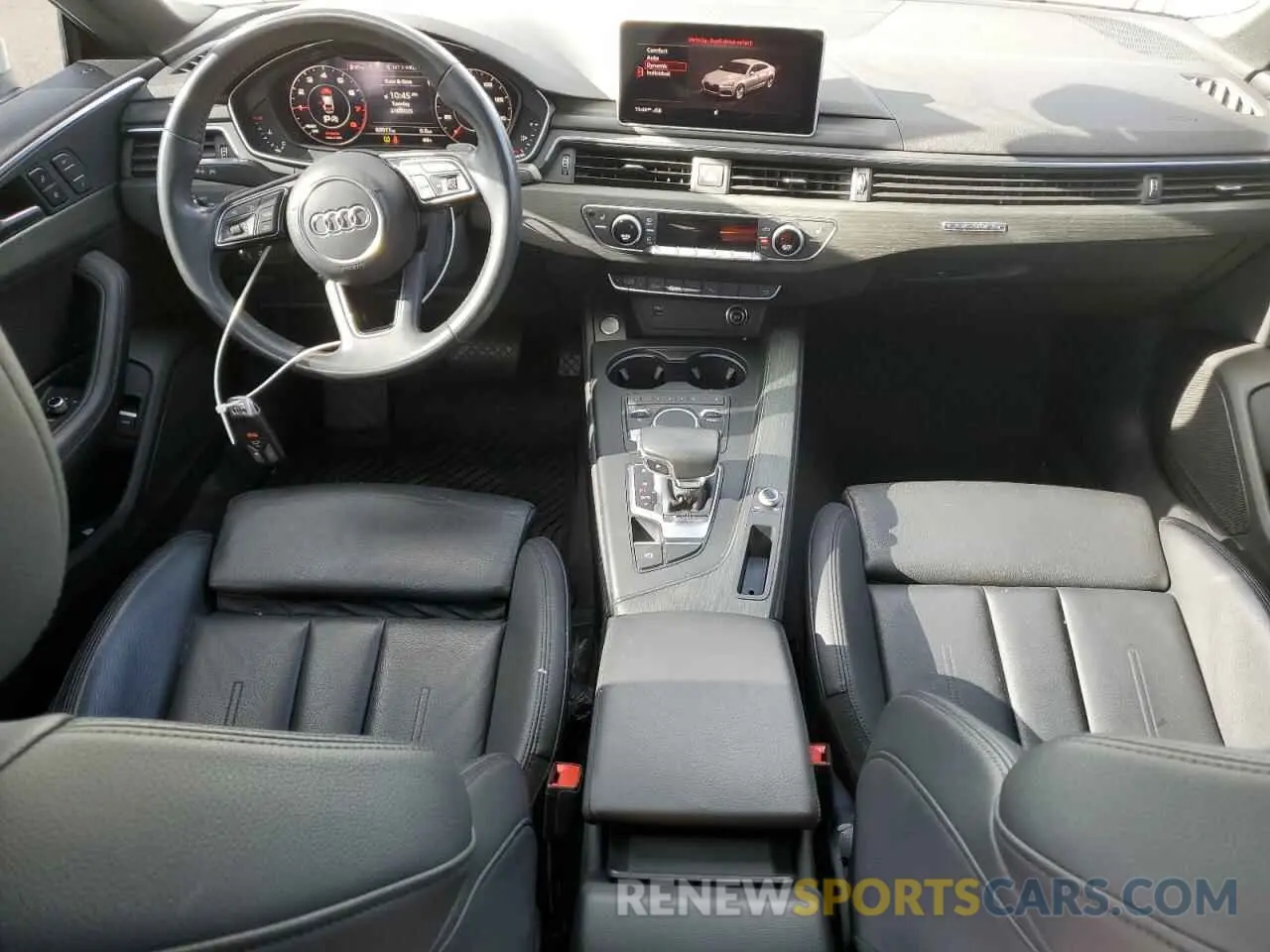 8 fotografías del automóvil dañado WAUENCF52KA096946 AUDI A5 2019