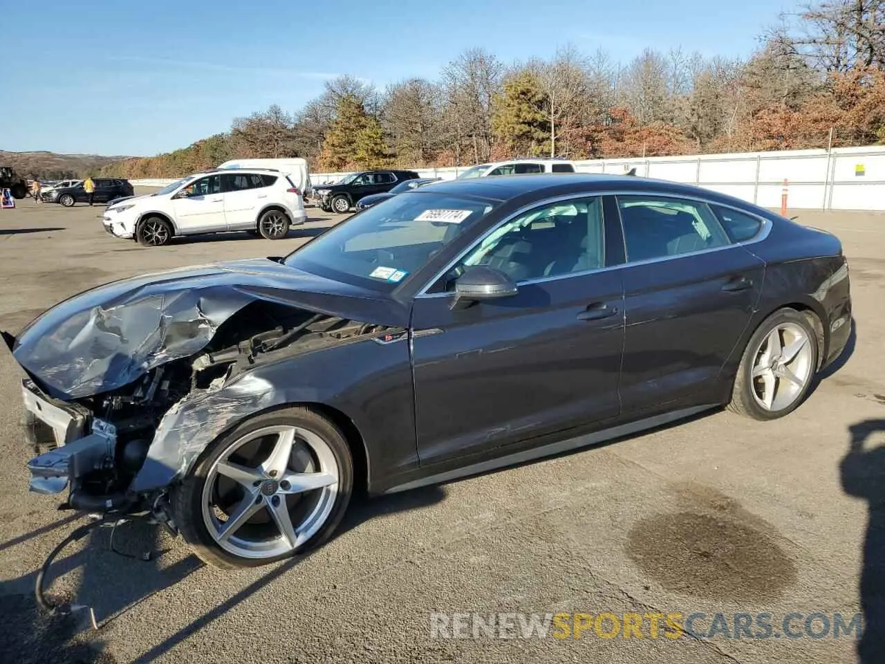 1 fotografías del automóvil dañado WAUENCF55KA076951 AUDI A5 2019