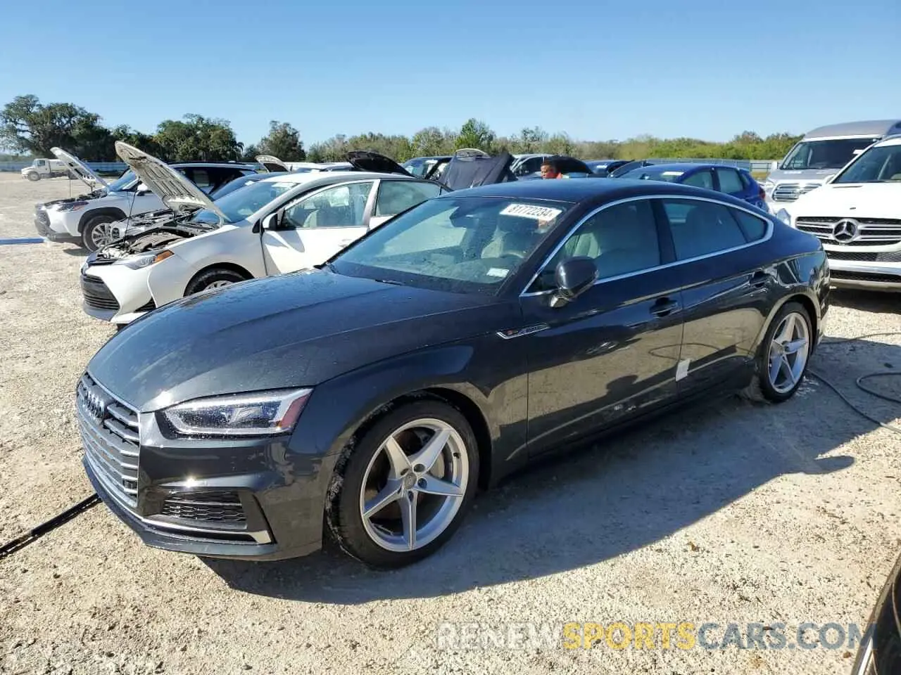 1 fotografías del automóvil dañado WAUENCF56KA068616 AUDI A5 2019