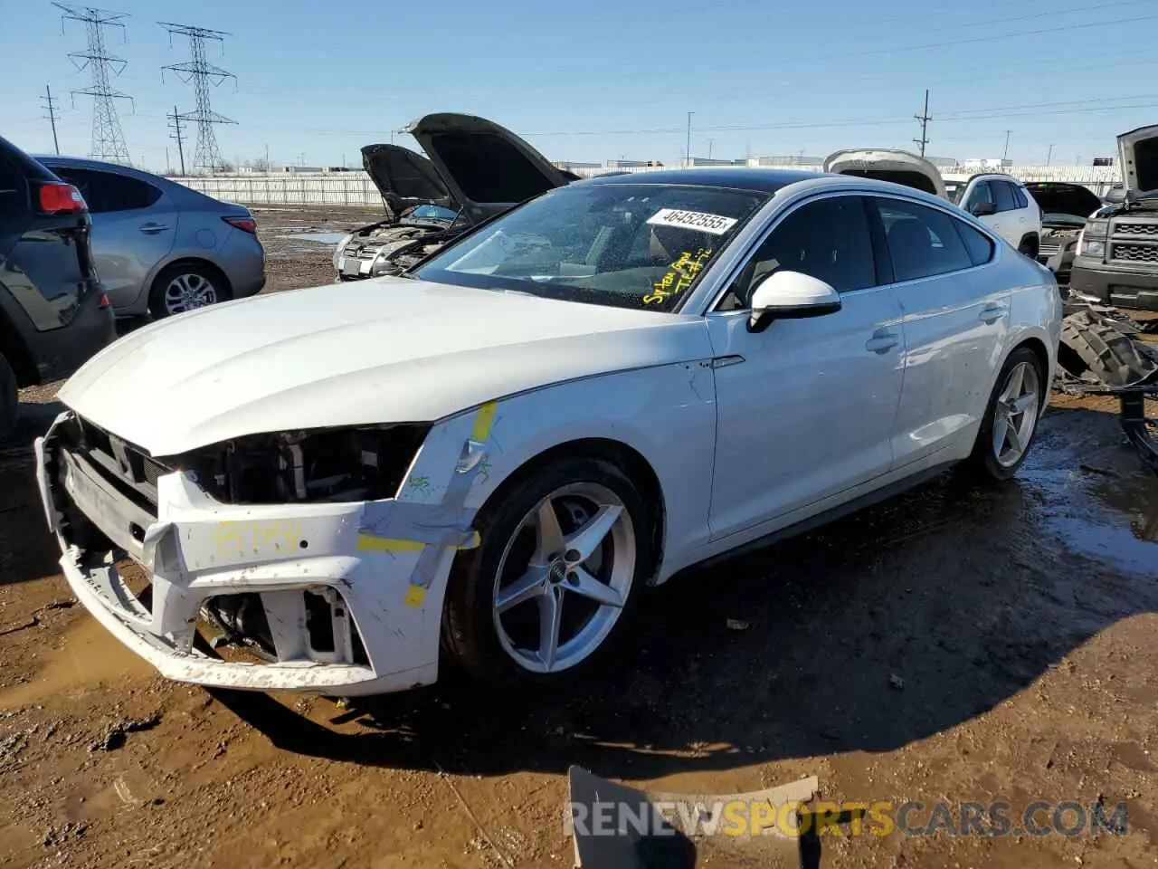 1 fotografías del automóvil dañado WAUENCF56KA077381 AUDI A5 2019
