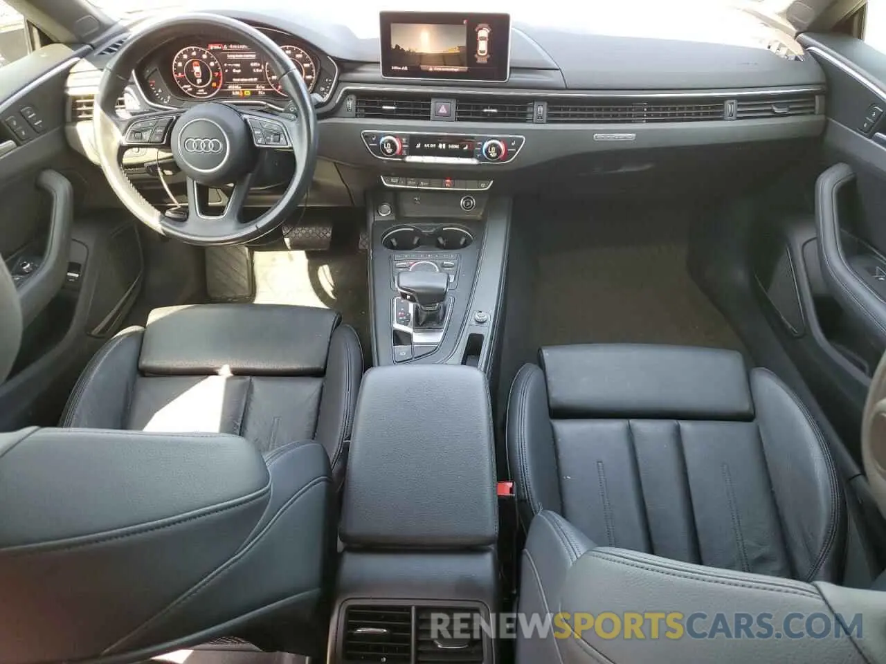 8 fotografías del automóvil dañado WAUENCF57KA018873 AUDI A5 2019