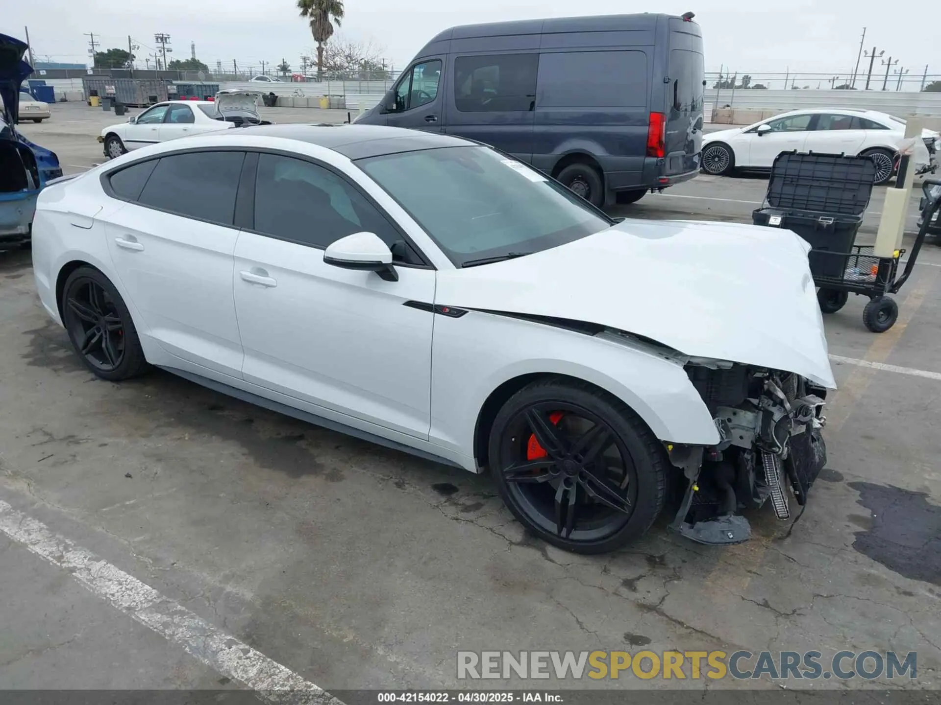 1 fotografías del automóvil dañado WAUENCF57KA077101 AUDI A5 2019