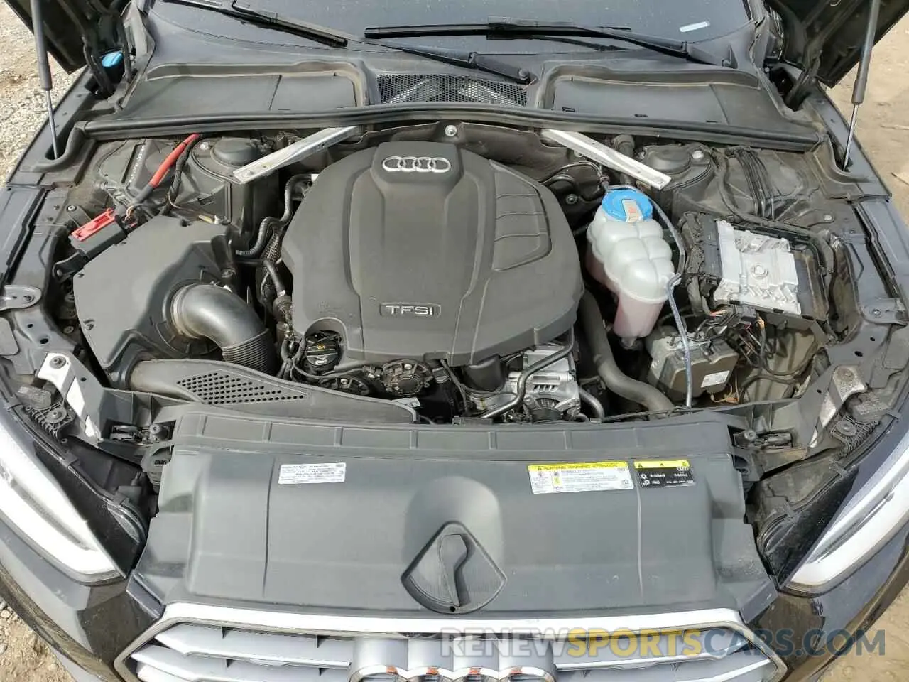11 fotografías del automóvil dañado WAUENCF58KA015075 AUDI A5 2019
