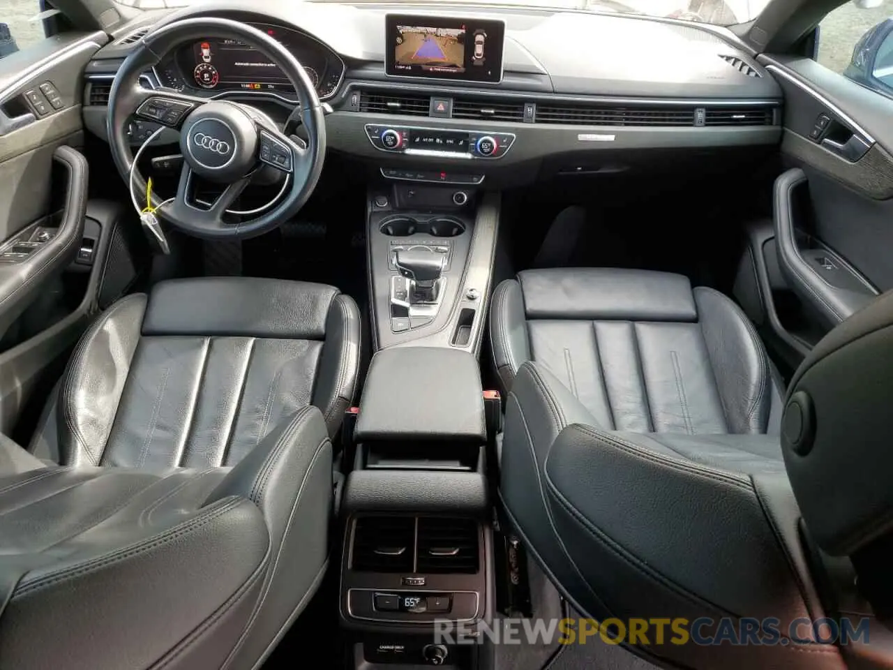 8 fotografías del automóvil dañado WAUENCF58KA015075 AUDI A5 2019