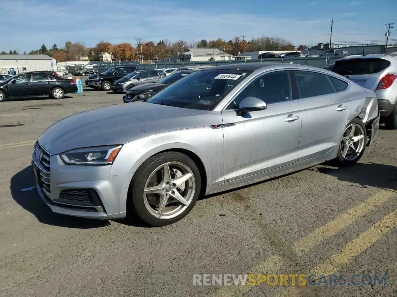 1 fotografías del automóvil dañado WAUENCF59KA040843 AUDI A5 2019
