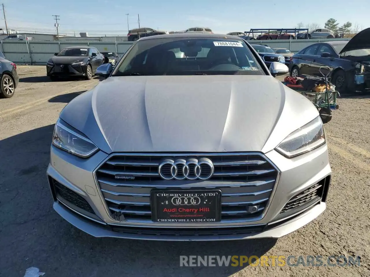5 fotografías del automóvil dañado WAUENCF59KA040843 AUDI A5 2019