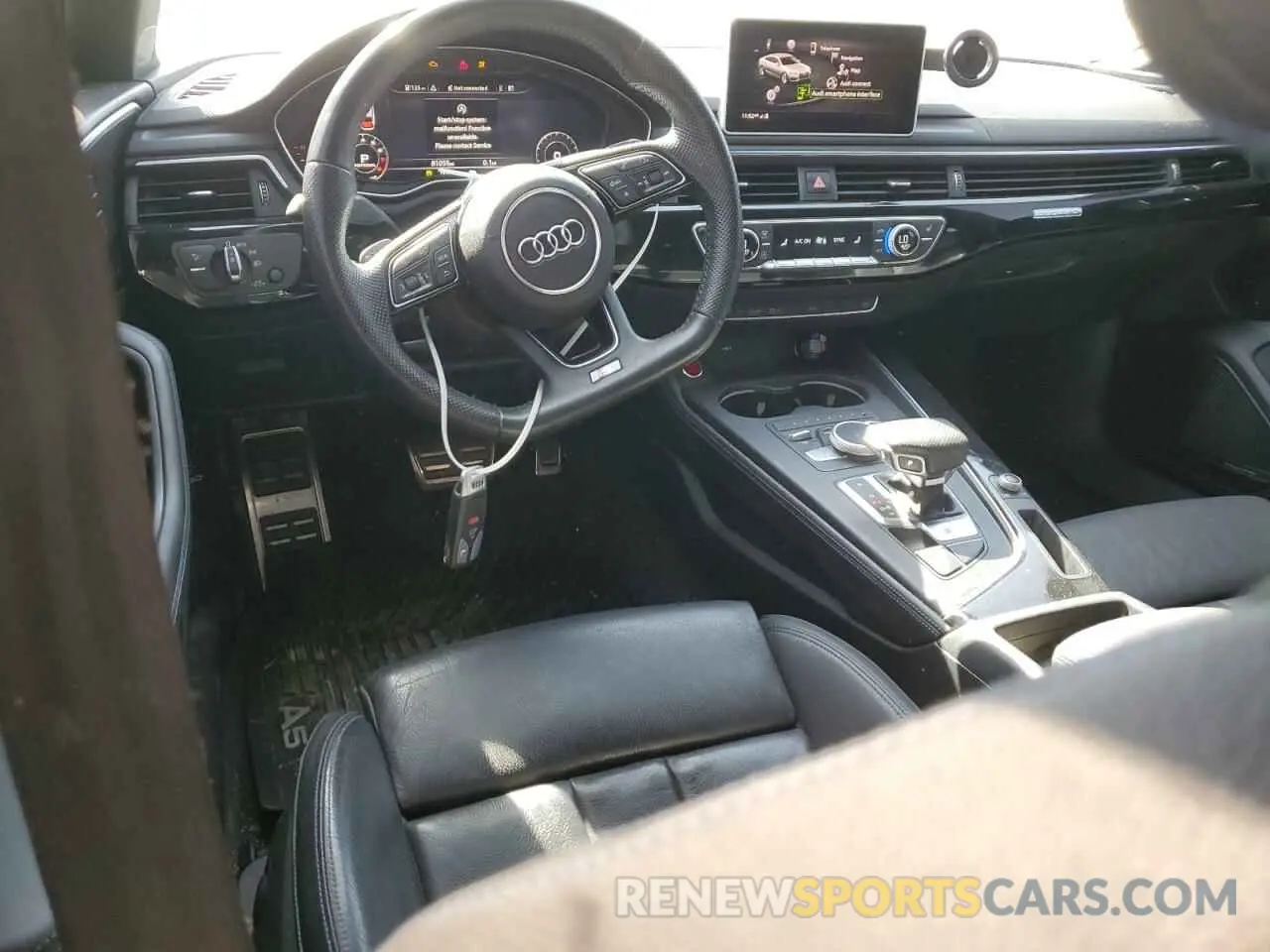 8 fotografías del automóvil dañado WAUENCF5XKA077867 AUDI A5 2019