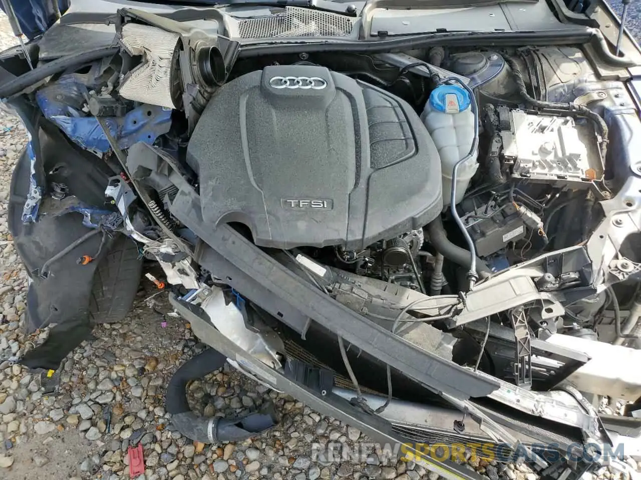 13 fotografías del automóvil dañado WAUENDF55KA008896 AUDI A5 2019