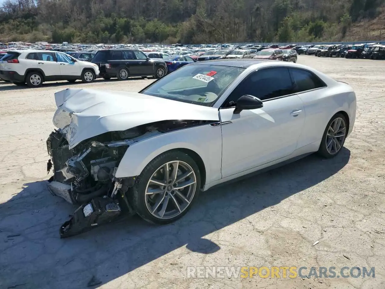 1 fotografías del automóvil dañado WAUTNAF51KA022042 AUDI A5 2019