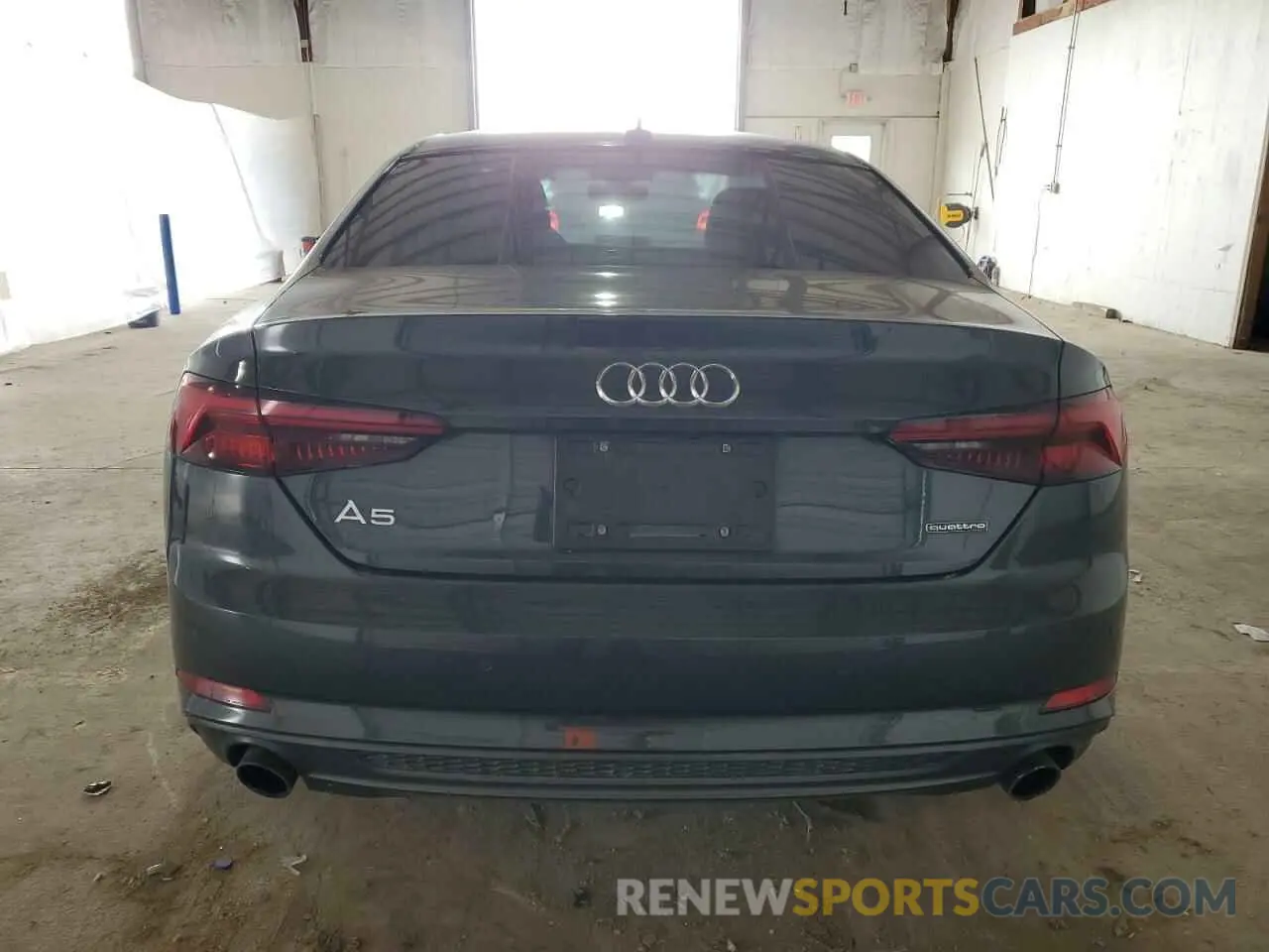 6 fotografías del automóvil dañado WAUTNAF54KA008183 AUDI A5 2019