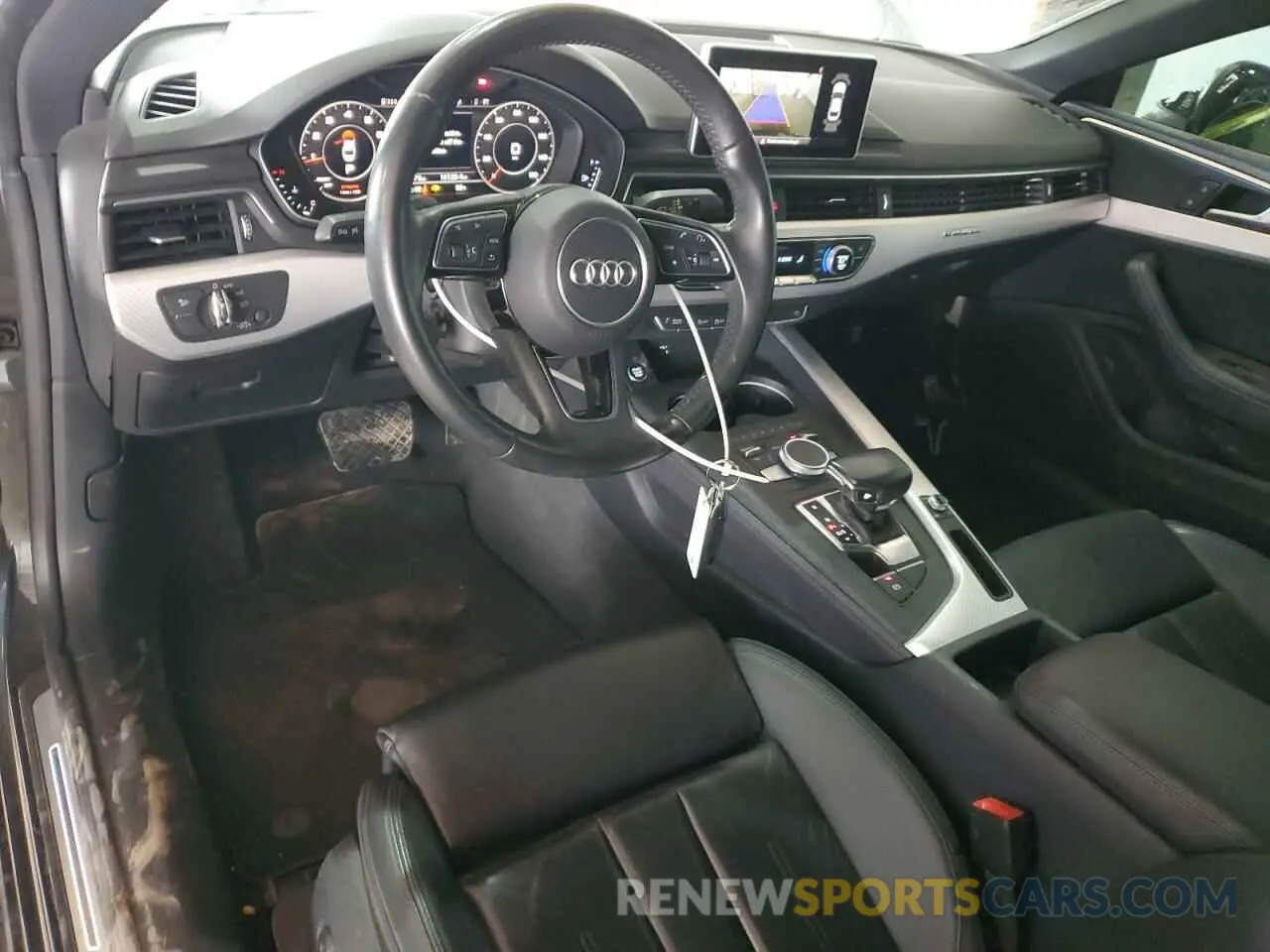 8 fotografías del automóvil dañado WAUTNAF54KA008183 AUDI A5 2019