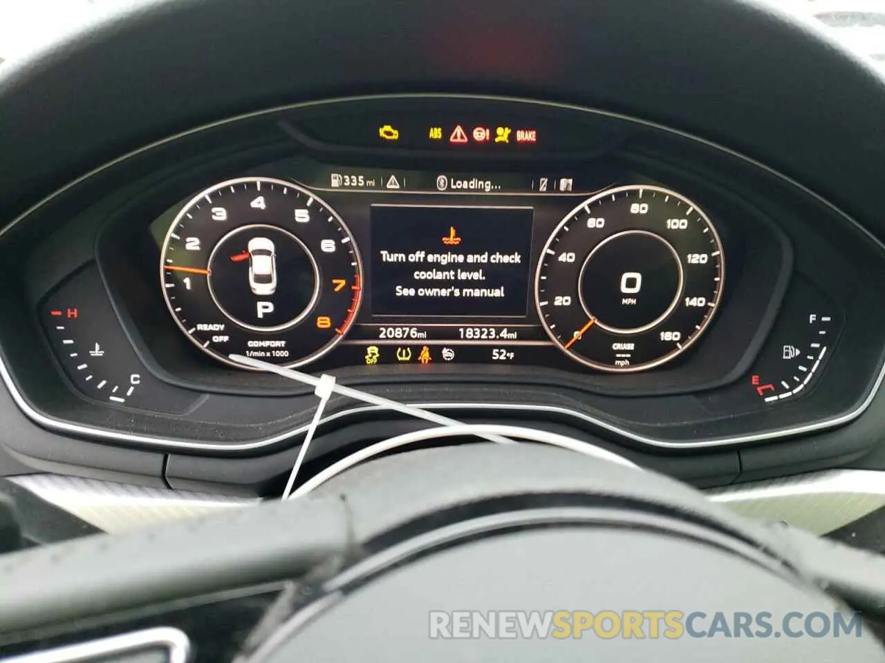 9 fotografías del automóvil dañado WAUTNAF56KA039614 AUDI A5 2019
