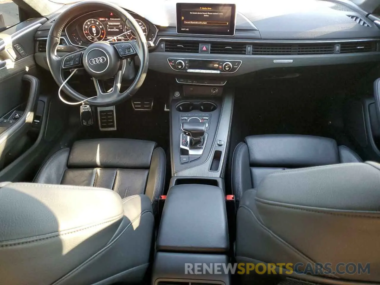 8 fotografías del automóvil dañado WAUTNAF59KA007238 AUDI A5 2019
