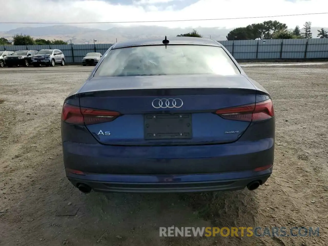 6 fotografías del automóvil dañado WAUTNAF5XKA019379 AUDI A5 2019