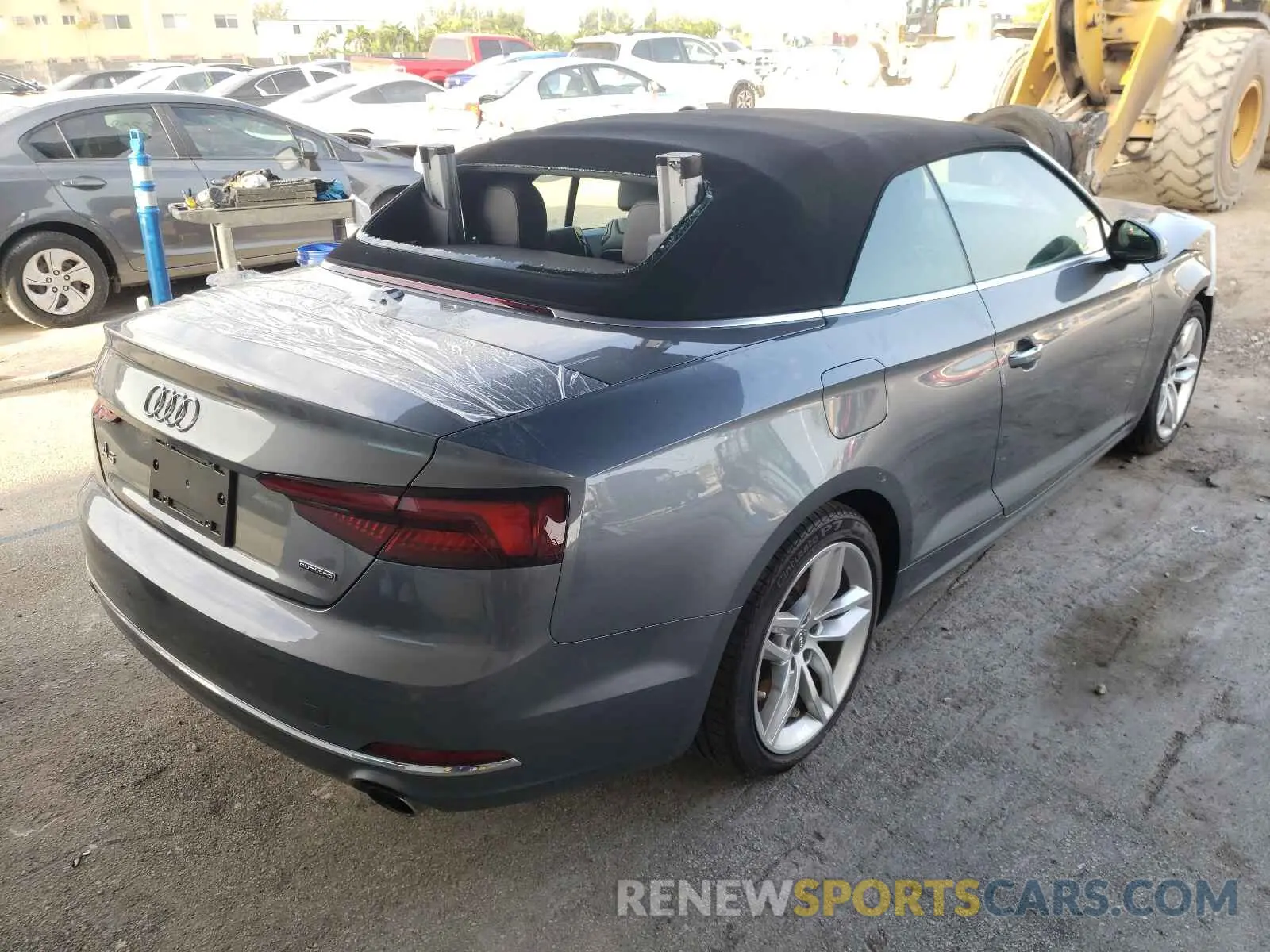 4 fotografías del automóvil dañado WAUWNGF58KN001231 AUDI A5 2019