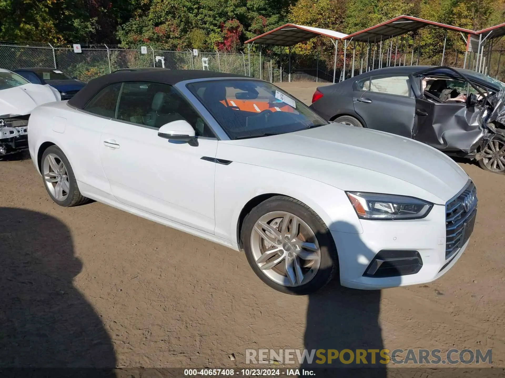1 fotografías del automóvil dañado WAUYNGF54KN009383 AUDI A5 2019