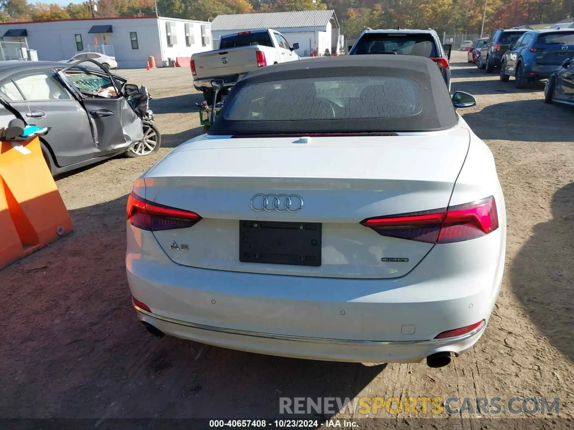 16 fotografías del automóvil dañado WAUYNGF54KN009383 AUDI A5 2019