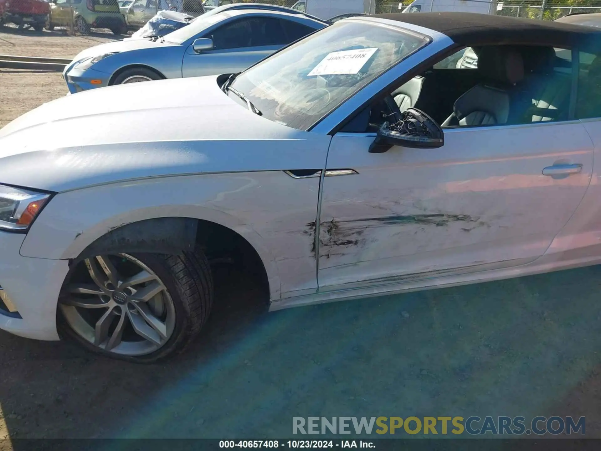 6 fotografías del automóvil dañado WAUYNGF54KN009383 AUDI A5 2019