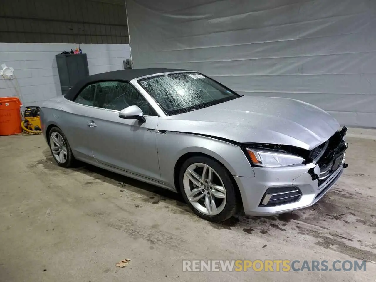 4 fotografías del automóvil dañado WAUYNGF56KN001933 AUDI A5 2019