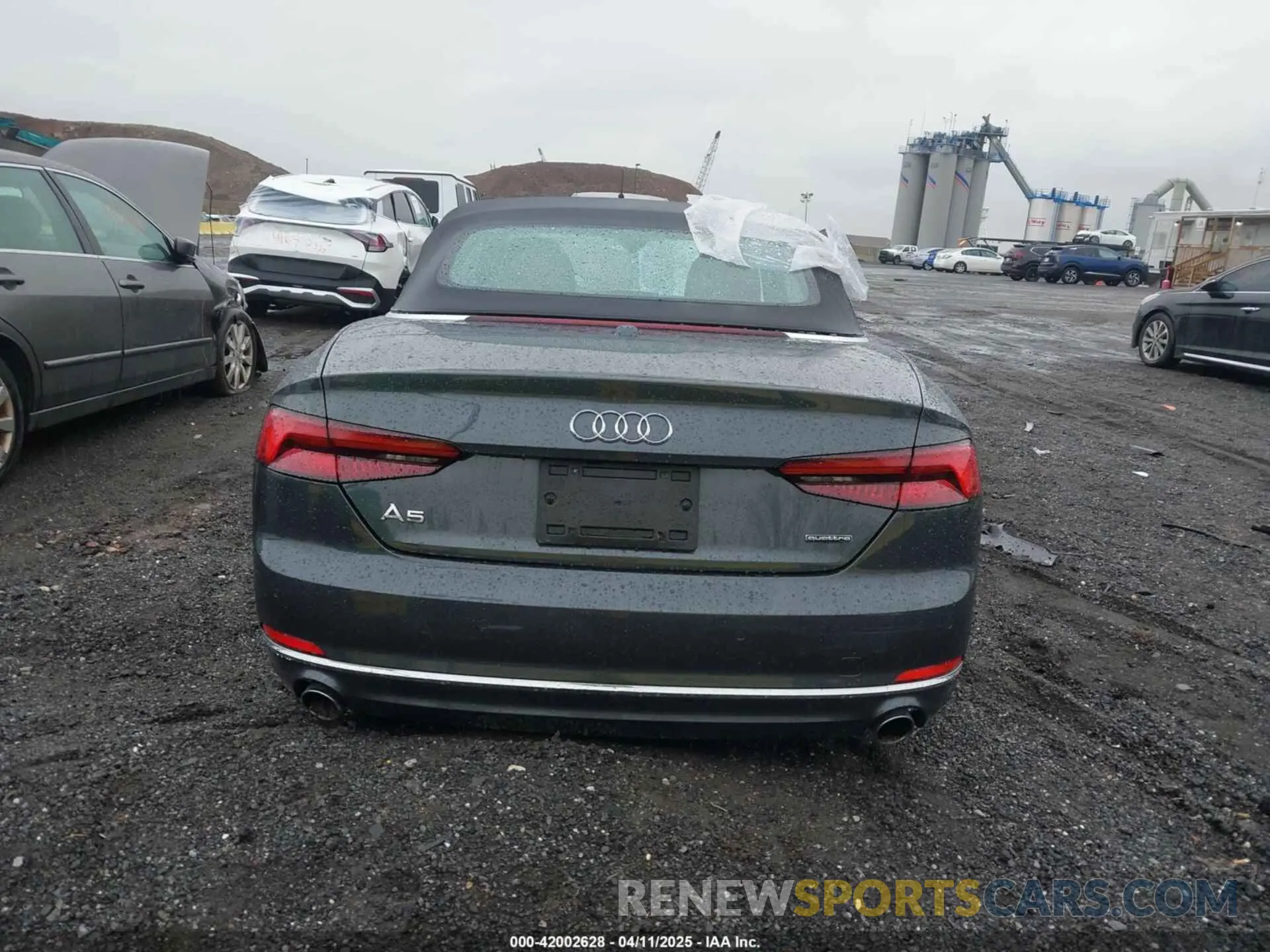 16 fotografías del automóvil dañado WAUYNGF57KN000600 AUDI A5 2019