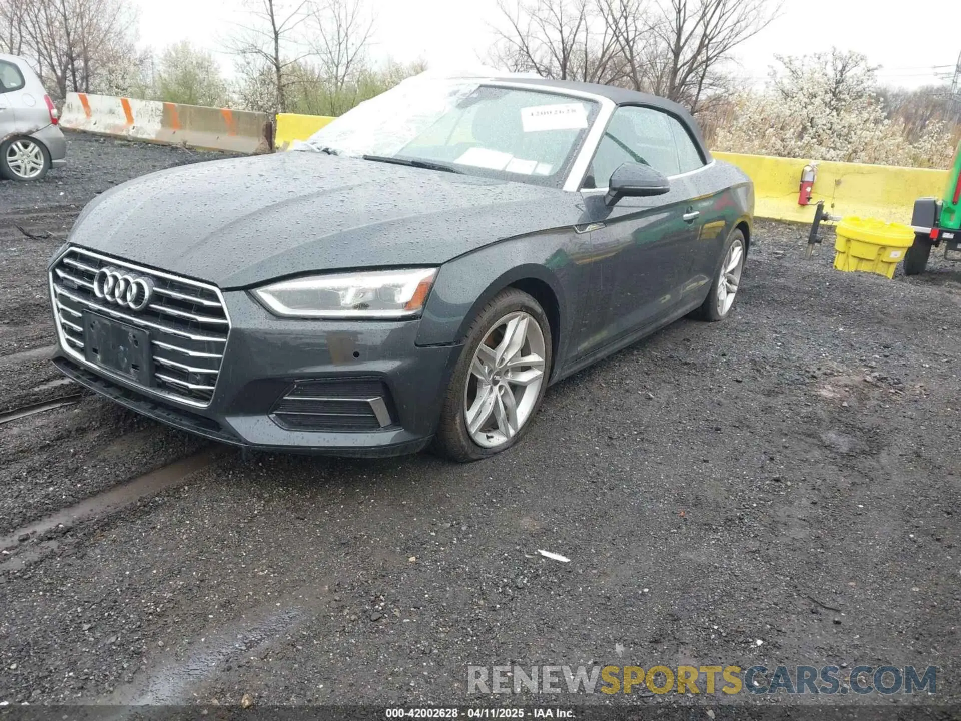 2 fotografías del automóvil dañado WAUYNGF57KN000600 AUDI A5 2019