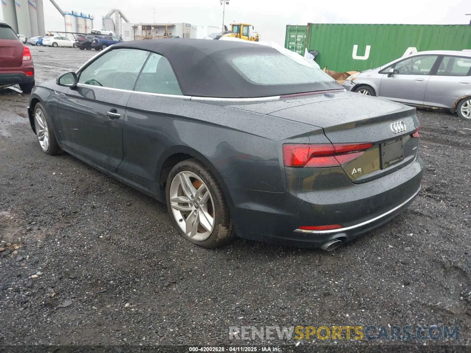 3 fotografías del automóvil dañado WAUYNGF57KN000600 AUDI A5 2019