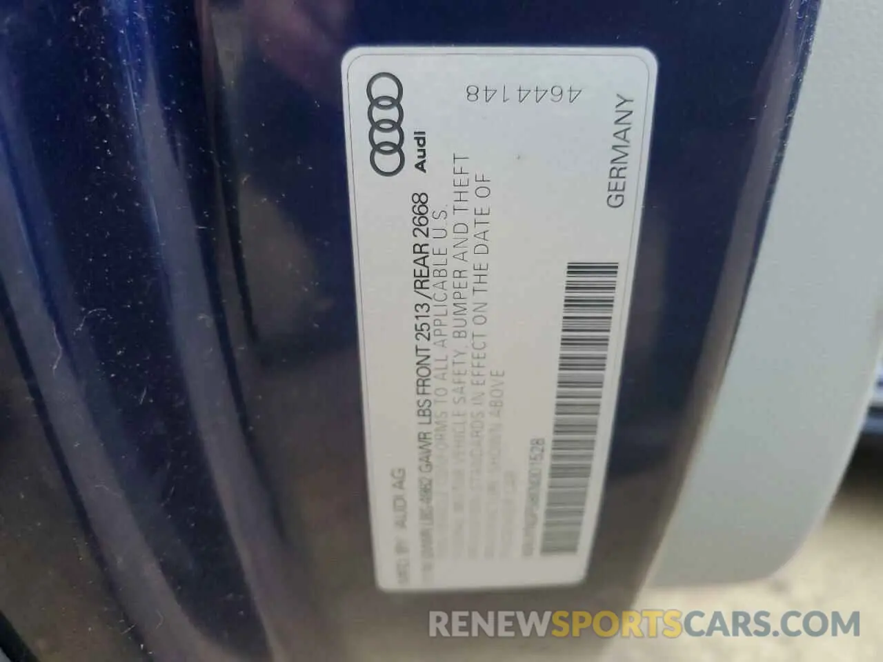 12 fotografías del automóvil dañado WAUYNGF58KN001528 AUDI A5 2019