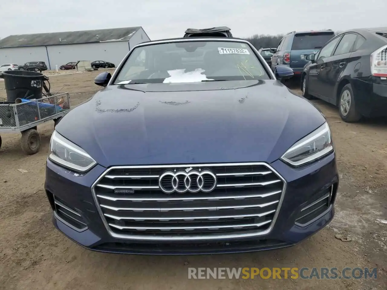 5 fotografías del automóvil dañado WAUYNGF58KN001528 AUDI A5 2019