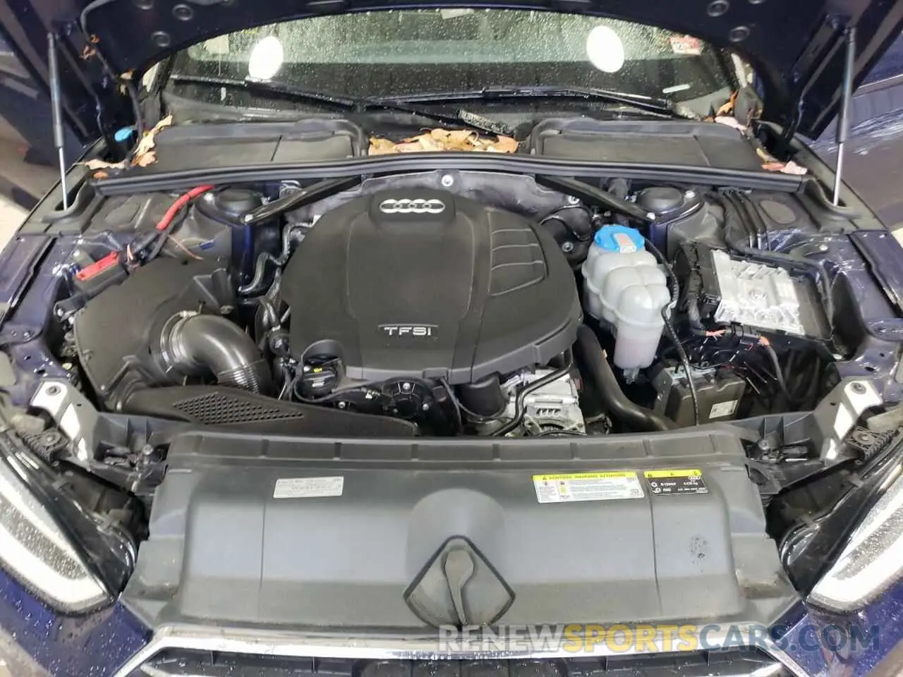 11 fotografías del automóvil dañado WAUYNGF58KN002811 AUDI A5 2019