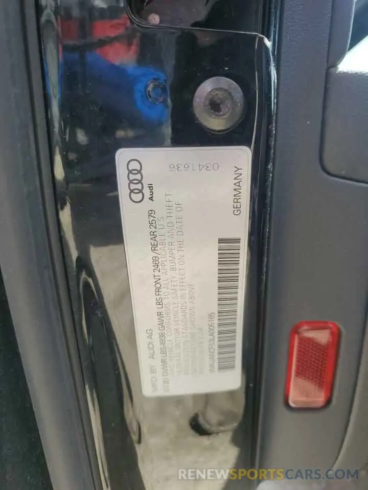 12 fotografías del automóvil dañado WAUANCF53LA005165 AUDI A5 2020