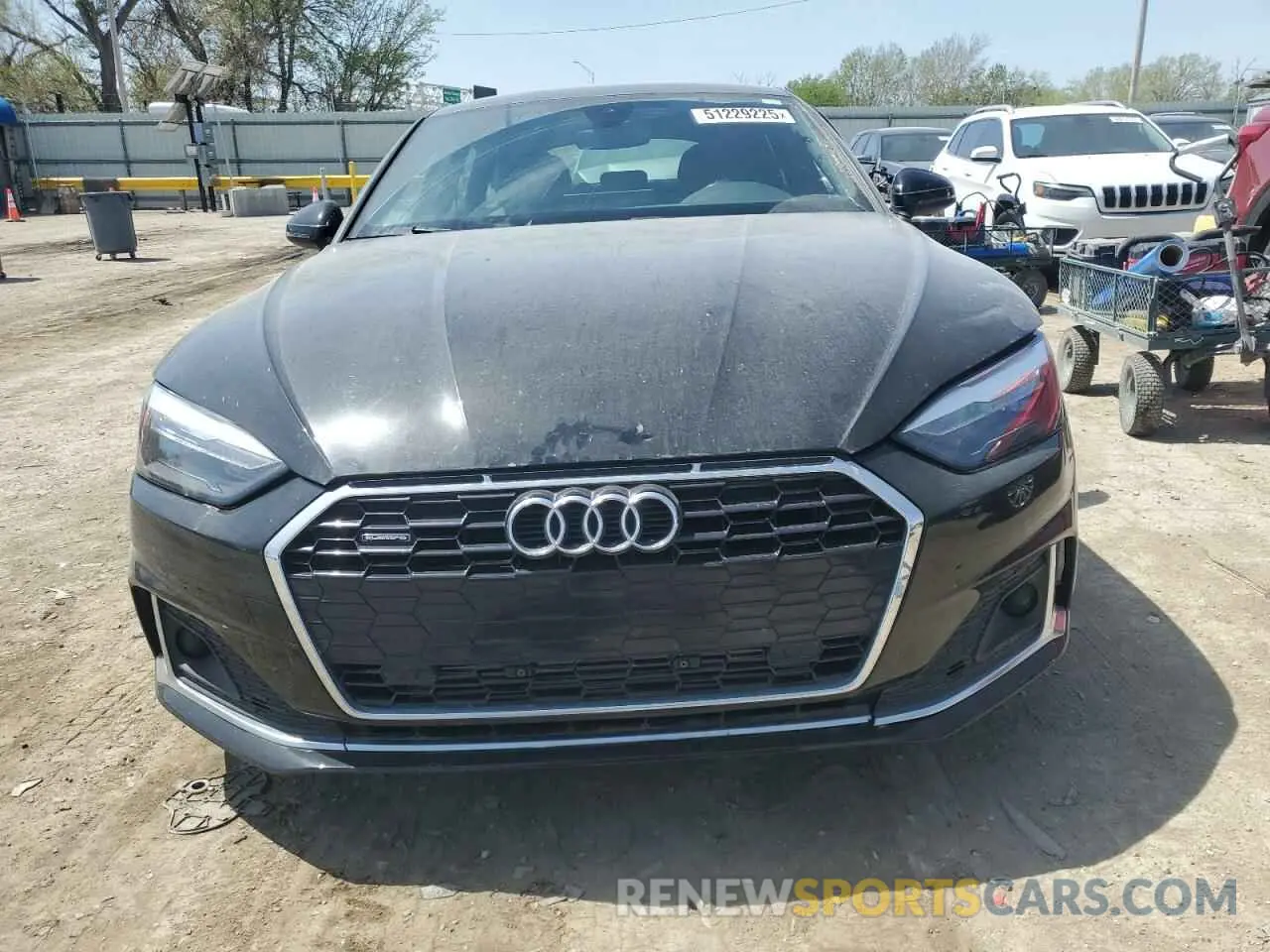 5 fotografías del automóvil dañado WAUANCF53LA005165 AUDI A5 2020