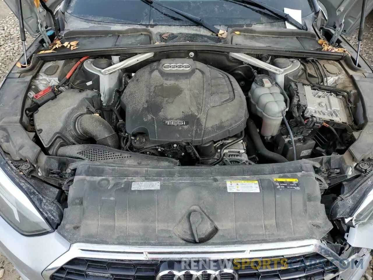 12 fotografías del automóvil dañado WAUANCF56LA009128 AUDI A5 2020