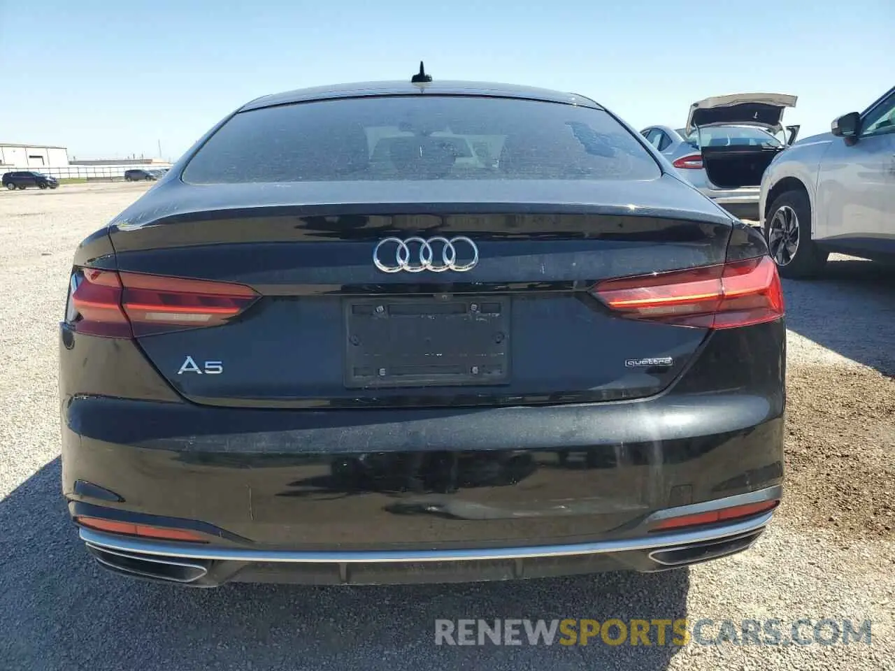 6 fotografías del automóvil dañado WAUANCF57LA004794 AUDI A5 2020