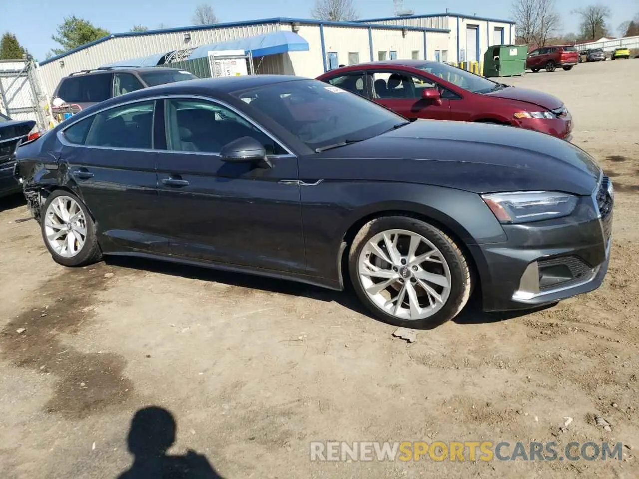 4 fotografías del automóvil dañado WAUANCF57LA009087 AUDI A5 2020