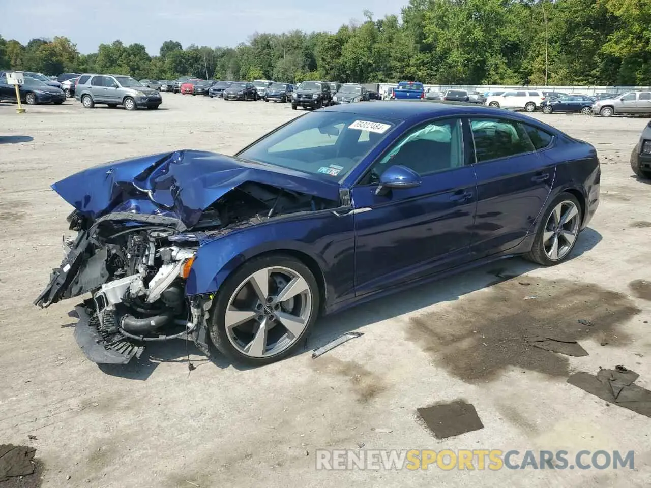 1 fotografías del automóvil dañado WAUCNCF54LA010724 AUDI A5 2020