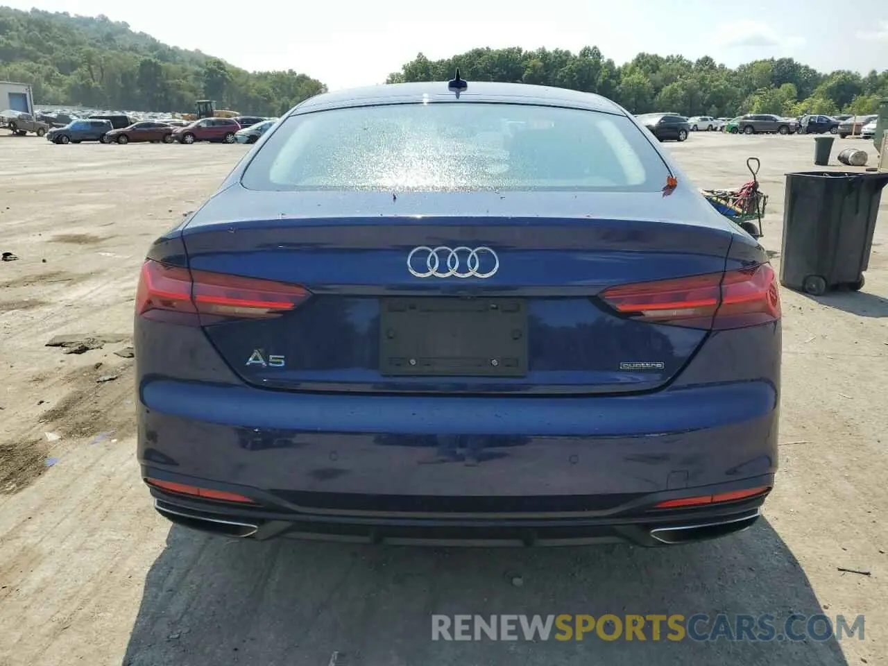 6 fotografías del automóvil dañado WAUCNCF54LA010724 AUDI A5 2020