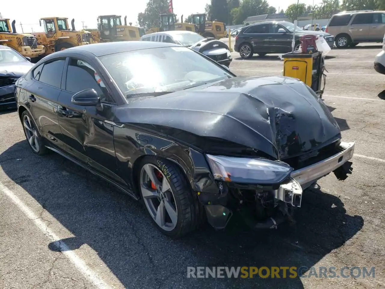 1 fotografías del automóvil dañado WAUCNCF5XLA017709 AUDI A5 2020