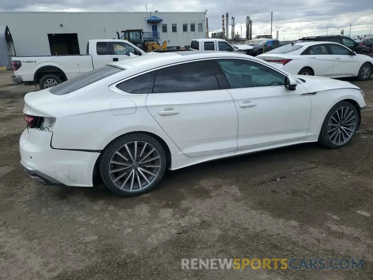 3 fotografías del automóvil dañado WAUFNCF59LA004169 AUDI A5 2020