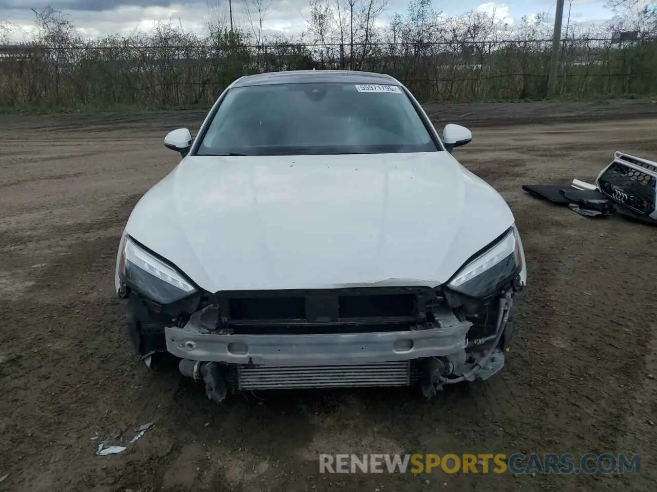 5 fotografías del automóvil dañado WAUFNCF59LA004169 AUDI A5 2020