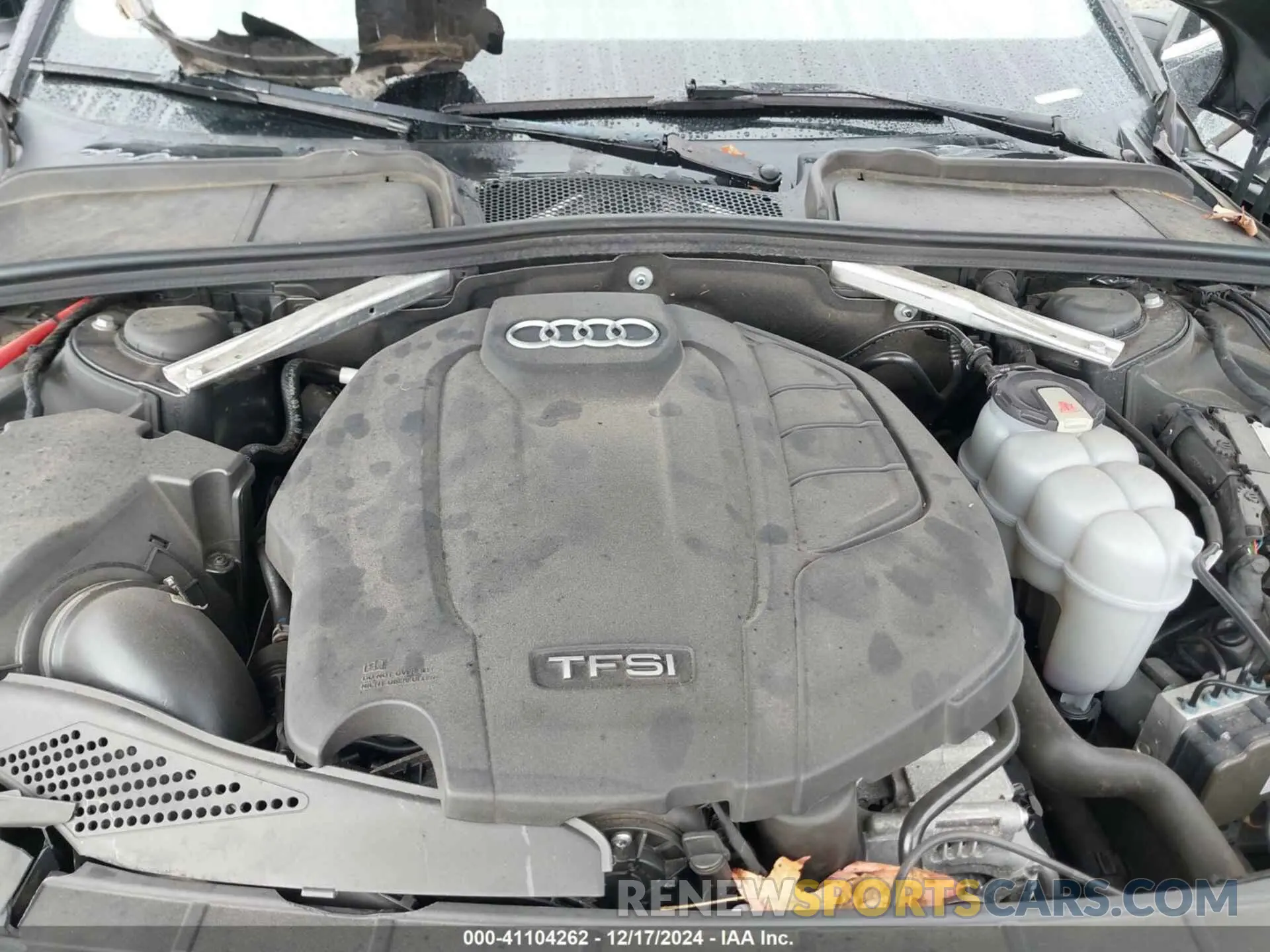 10 fotografías del automóvil dañado WAUSNAF54LA005040 AUDI A5 2020
