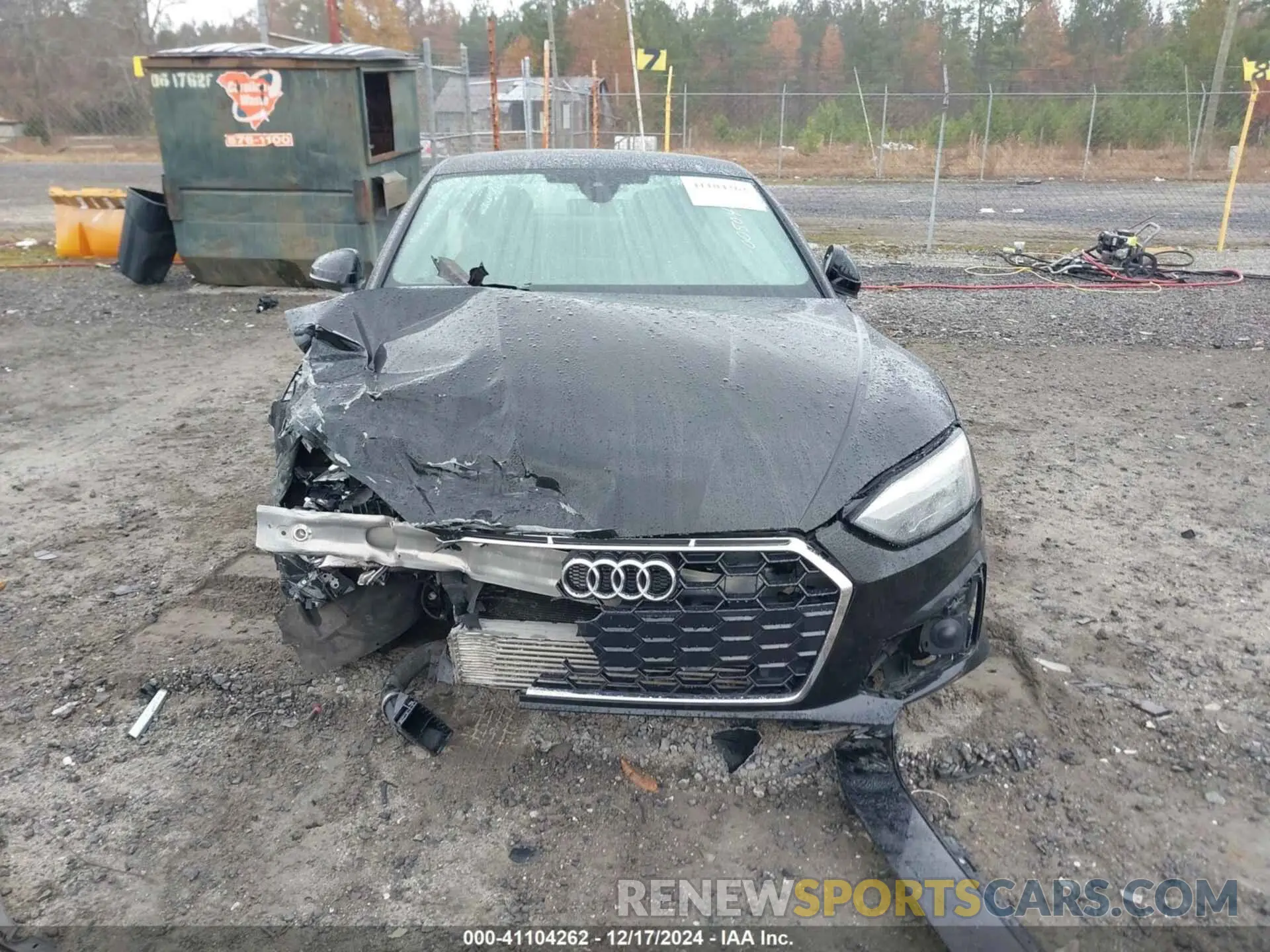 11 fotografías del automóvil dañado WAUSNAF54LA005040 AUDI A5 2020