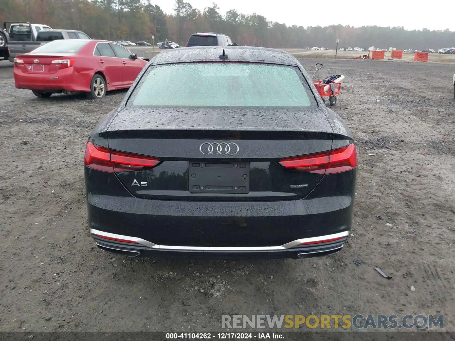 15 fotografías del automóvil dañado WAUSNAF54LA005040 AUDI A5 2020