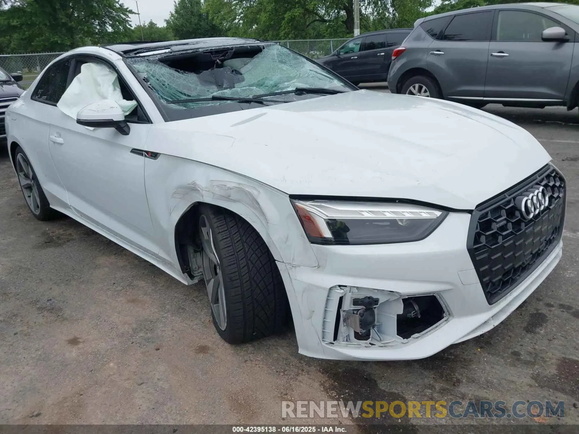 1 fotografías del automóvil dañado WAUTNAF57LA001505 AUDI A5 2020
