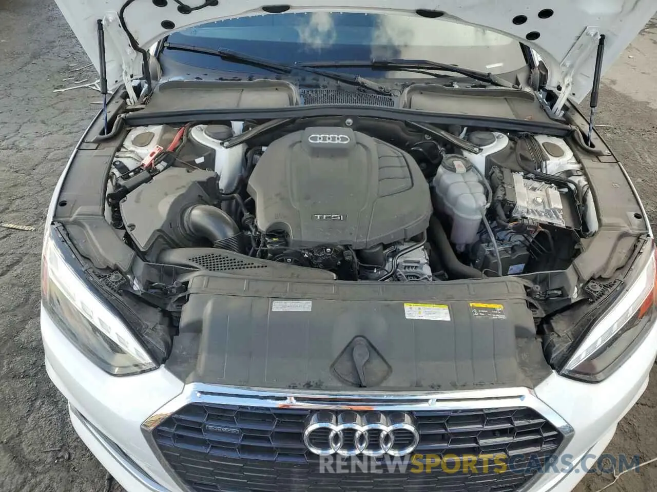 11 fotografías del automóvil dañado WAUWNGF54LN002135 AUDI A5 2020