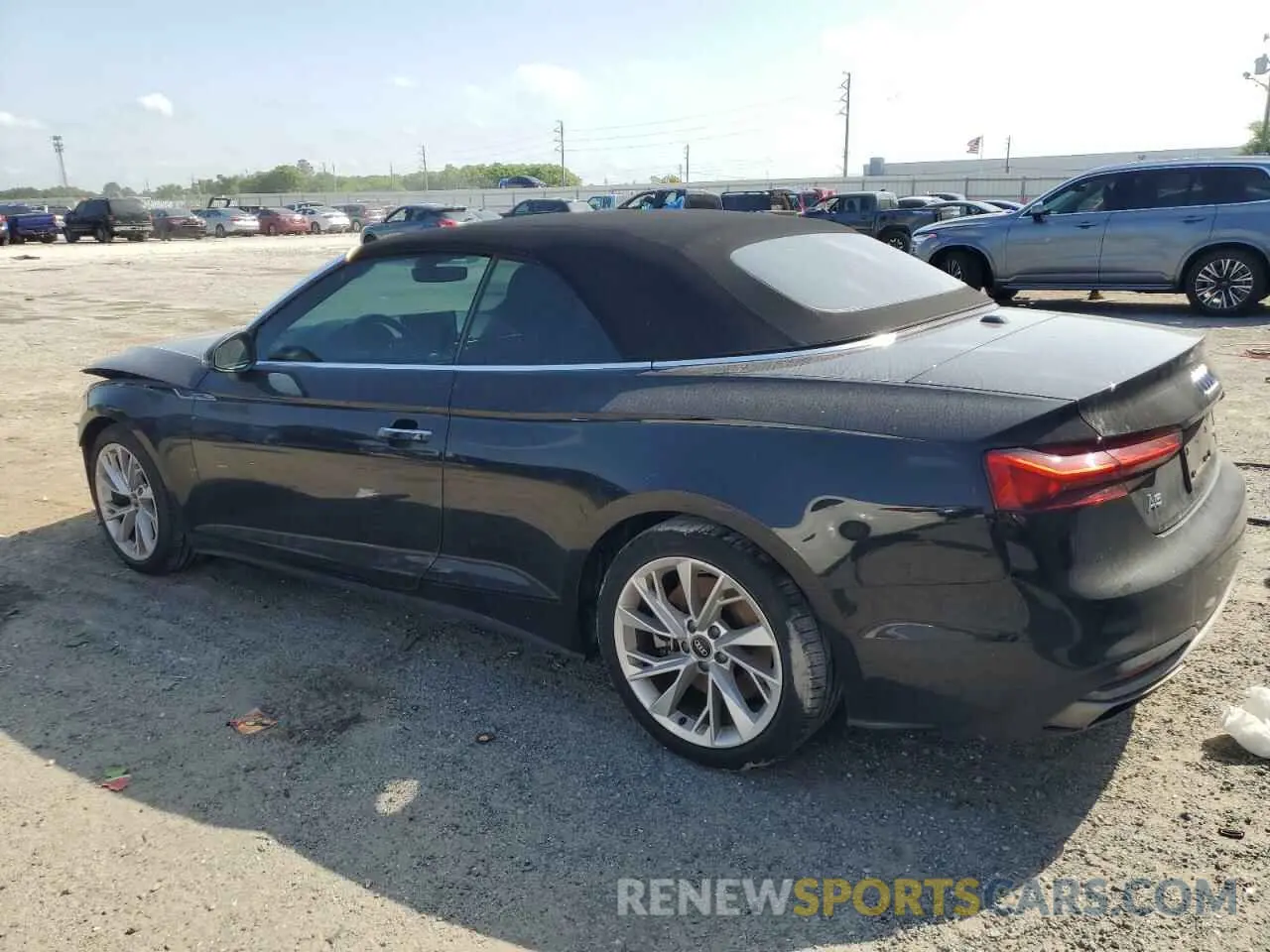2 fotografías del automóvil dañado WAU2AGF56MN006246 AUDI A5 2021