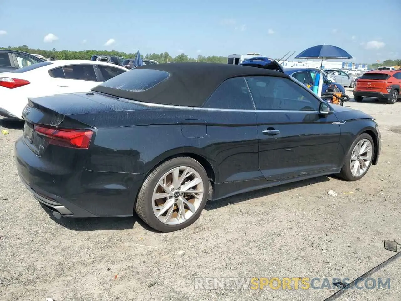 3 fotografías del automóvil dañado WAU2AGF56MN006246 AUDI A5 2021