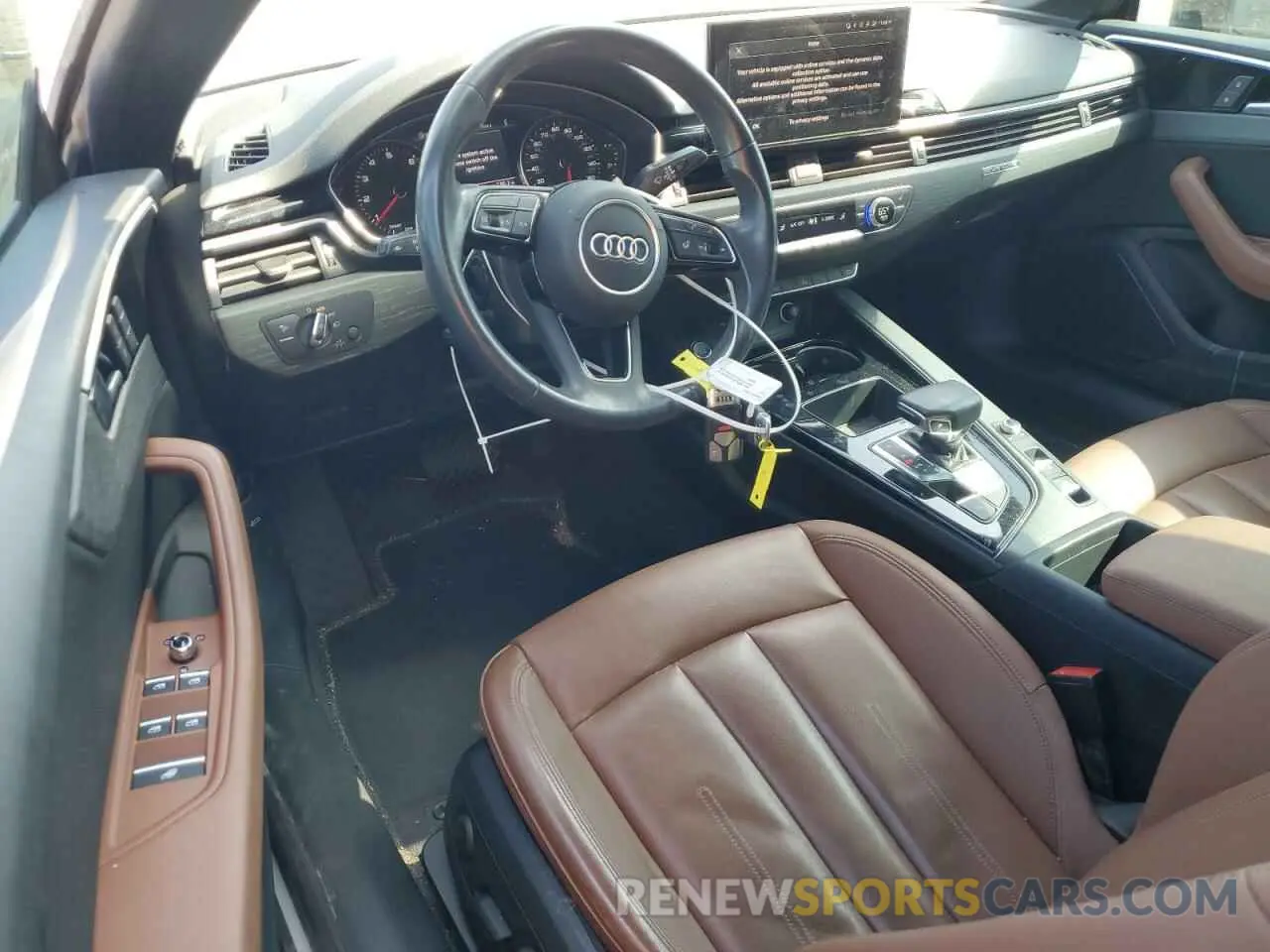 8 fotografías del automóvil dañado WAU2AGF56MN006246 AUDI A5 2021