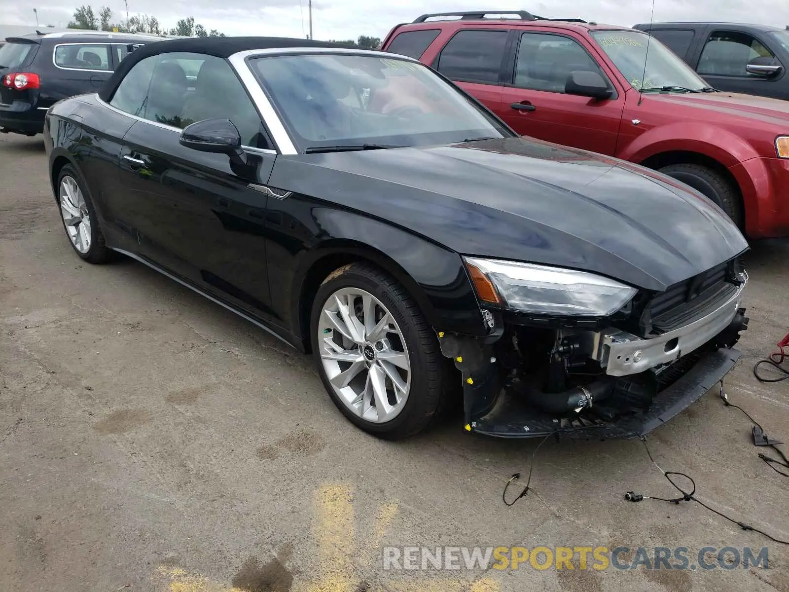 1 fotografías del automóvil dañado WAU2AGF57MN003453 AUDI A5 2021