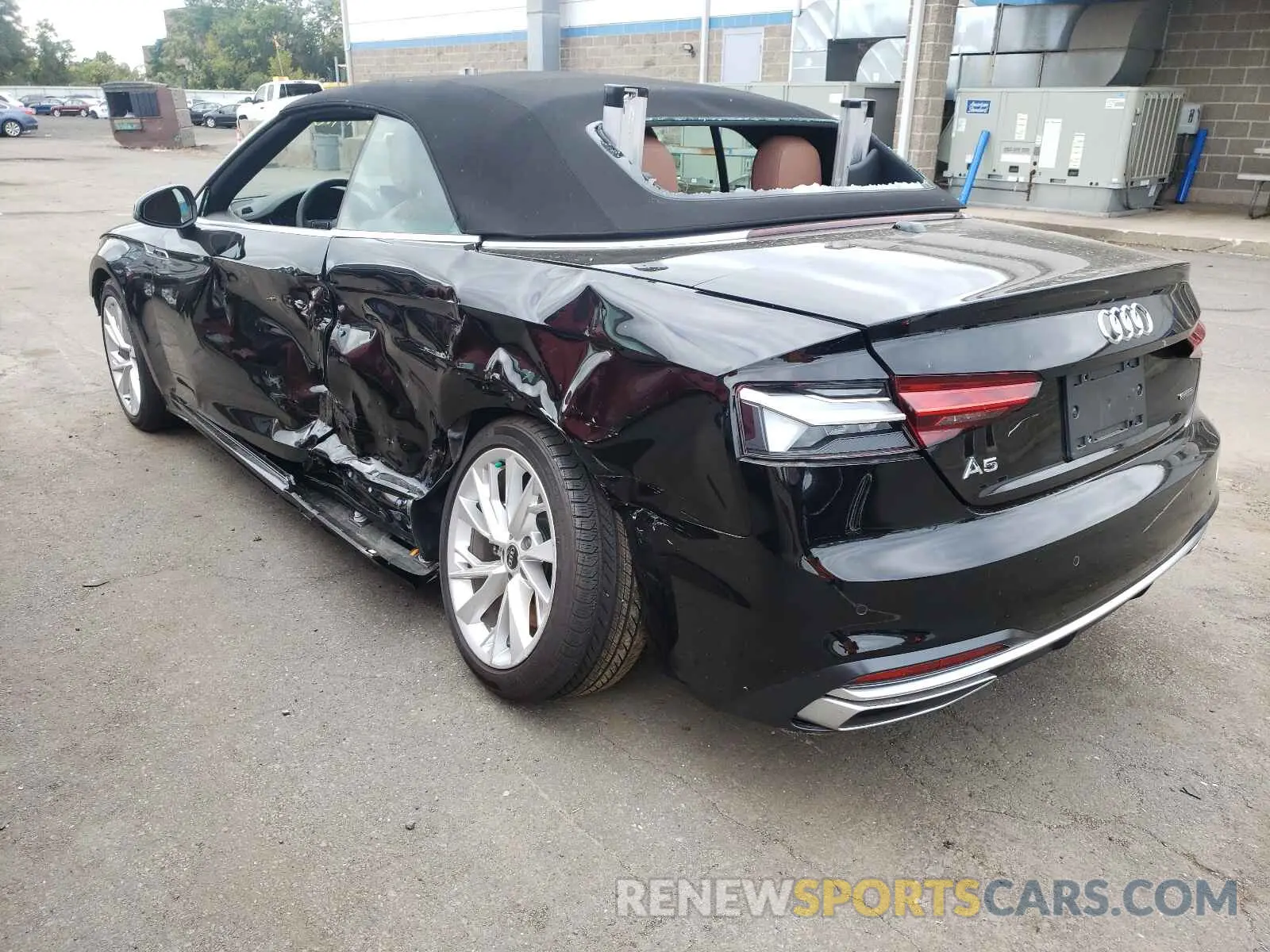 3 fotografías del automóvil dañado WAU2AGF57MN003453 AUDI A5 2021